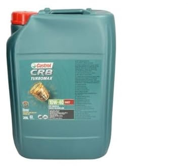 CASTROL Motoröl 10W-40 CRB Motor Öl ACEA E7 ACEA E4 Turbomax E4/E7 20L Kompatibel mit MERCEDES-BENZ C-Klasse Limousine W204 E-Klasse Limousine W211 C-Klasse T-modell S204 A-Klasse W169