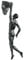 Sportler Abstrakte Statue Harz Hängende Anhänger Sportmann Skulptur Modern Rock Ornament Wand Klettern Dekoration Figuren