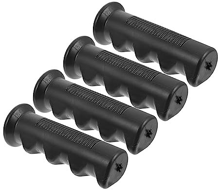 DOITOOL 4 Stück Gummi Griffschutz für Einkaufswagen 22mm Schwarz