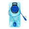 ATBUSS 1 sacchetto per l'acqua da 2 litri, portatile, per lo sport, a prova di perdite, sacchetto dell'acqua riutilizzabile, per ciclismo, campeggio, escursioni (blu)