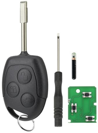 433Mhz 4D 60 Chip Remote Key Fob for Ford Fiesta Key Fob Ford Focus Mondeo Ford Transit Connect K2 KA Remote Key with FO21 Blade