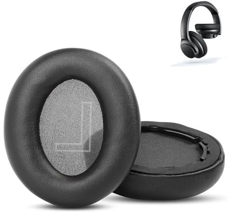 XRHTONG Prime Earpads Replacement Compatible with Anker Soundcore Life Q20/Q20 BT Headphones Ear pads Cushion(Protein Leather/Memory Foam)
