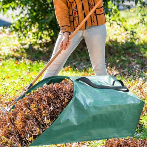 Pelle à poussière, sacs à feuilles réutilisables, grande pelle à poussière pour feuilles, sac de jardin pour collecter les feuilles, sac de ramassage de feuilles, sacs à déchets de jardin (4 (200 L)