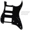 DIAO79NI Pro 11 Loch HSH Strat Pickguard Humbucker Single Humbucker Scrath Plate für Fender American/Mexican Standard Stratocaster Modern Style E-Gitarre, Schwarz-Weiß, 3-lagig