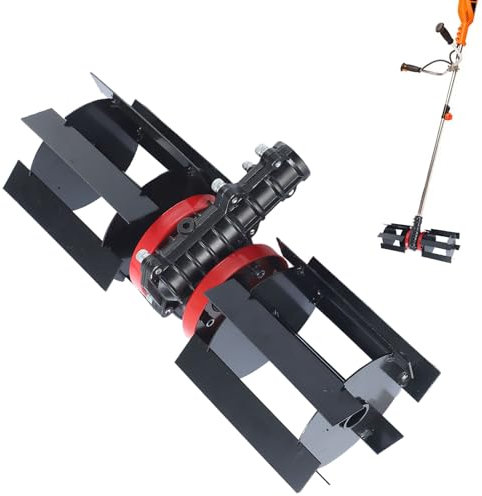 Disc Harrow, labour pour la tondeuse à gazon, Laboure de jardin solide équilibré, Scalificateurs de pelouse résistants à l'érosion Abandonnant la roue pour Garden Farm Orchard Field Soil Tracteur
