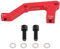 BOROCO Adattatore freno a disco bicicletta B-R203 adattatore freno a disco con viti distanziatore per mountain bike, rosso