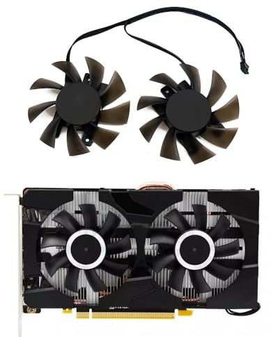 LFGOZSD 2 Teile/los Lüfter für GeForce GTX 1660 Ti RTX 2060 GPU Fan Für Inno3D für RTX2060 GTX1660TI Kühler Fan