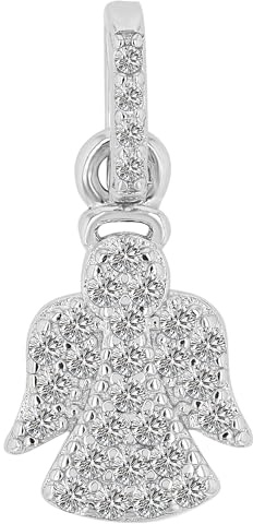 Akzent Anhänger für Damen in 925 Silber, 100% Wasserfest & Hautverträglich