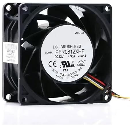 80mm powerful pwm cooling fan 12V 80X80X38 mm dual ball bearing 4-Pin PFR0812XHE DYTB0838B2U 3115RL-04W-B76(PFR0812XHE)