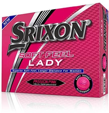 Srixon Damen Soft Feel Golfbälle One Dutzend Passion Pink (2018 Version)