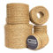 Corde en chanvre torsadée Manille – Corde épaisse et résistante – Corde naturelle marron clair – Cordage extérieur pour quai, travaux manuels