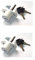 Cerradura de ventanas correderas Blanco PACK 2 - LLAVES IGUALES