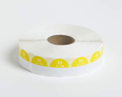 HACCP Stickers Dinsdag