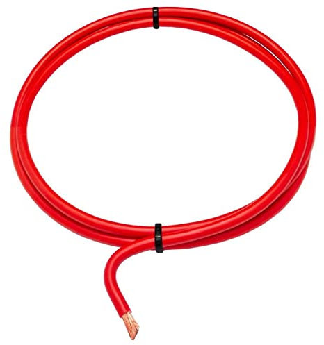1m Fly Fahrzeugleitung Rot 4mm² rund Kabel Litze KFZ Stromkabel