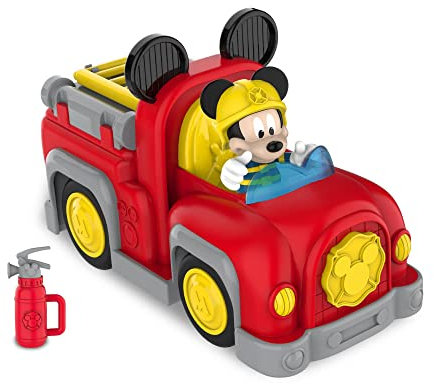 Giochi Preziosi MCC06311 - Topolino con auto pompieri, personaggio da 8cm circa, per bambini dai 3 anni, Multicolore