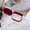 Bogoro Hochwertige Ring Schachtel, Schmuck-Etui für Ring, Ringschatulle aus Samt, Hohl Schmuck-Etui für Trauringe für Hochzeit Verlobungsring Valentinstag