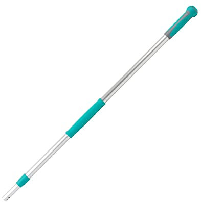 cleangang - Teleskopstiel für Flachmopp MasterGloss aus Aluminium - Teleskopstiel ausziehbar mit Doppelverschluss-System - ergonomisch geformte Wischmopp Teleskopstange - Mopp Teleskop 1 Stück