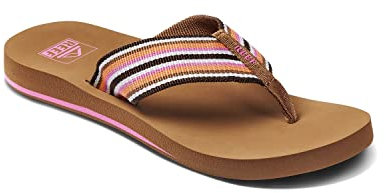 REEF Tongs Spring Woven pour femme, Smoothie Stripe, 35 EU