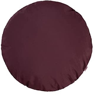 beties „Wunschton“ Kissenbezug ca. Ø60 cm - runde Kissenhülle in großer Sortiments- und Größenauswahl – EIN idealer Begleiter in Unifarben (sukkulenten-Violet)