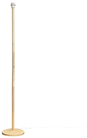 MiniSun | Single Stem Natural Light Wood Floor Lamp Base | Floor Lamps & Torchieres, Home Décor & Improvement Essential