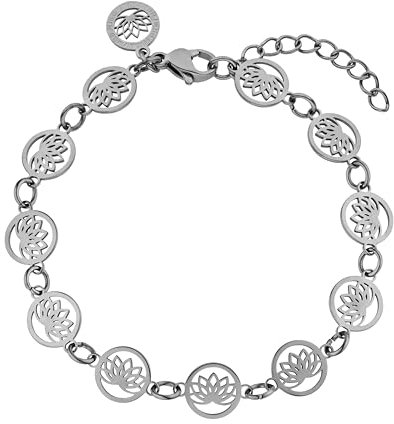 Purelei® Recognition Armband (Silber) – Elegantes, verspieltes Damen Armband – Edelstahl – Verstellbare Länge 16-19 cm – Hawaiianisch inspiriert & wasserfest