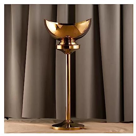 MOOWI Eiskübel Eiskübel aus poliertem Edelstahl mit Ständer, großer, bodenstehender Eiskühlerkübel for Bier, Weinkühler, Außen- oder Innenbereich Hält eiskalt und trocken (Color : Gold)
