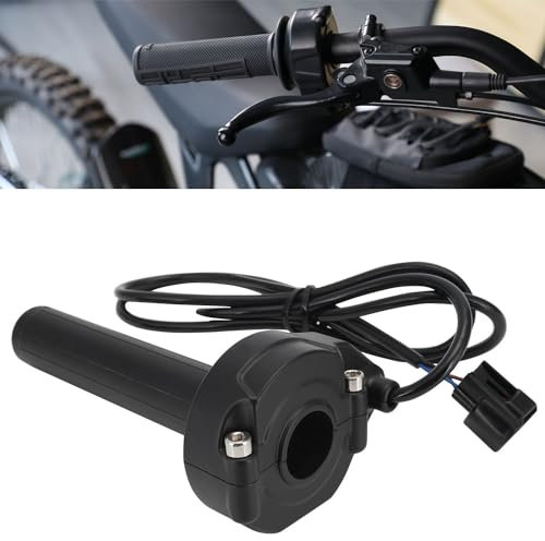 Runfarr Motorrad Gasgriff,Motorrad-Gasgriff Elektrischer Drehgeschwindigkeits Gasgriff Drehgas Gasgriff für Sur-Ron Surron X/S E-Bike