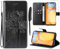Oududianzi-Coque pour Xiaomi Redmi 13C / Poco C65 [1X Verre Trempé] Étuis Rabat Folio Protection Housse Cuir PU Portefeuille Silicone [Fermeture Magnétique][Emplacements Cartes][Stand Feature]-Noir