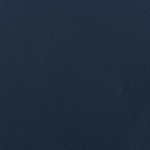 SCHÖNER LEBEN. Kunstleder Polsterstoff Sixty Meterware Marine dunkelblau 1,40m Breite