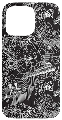 iPhone 15 Pro Max Star Wars Vehicles Geometric Galaxy Case