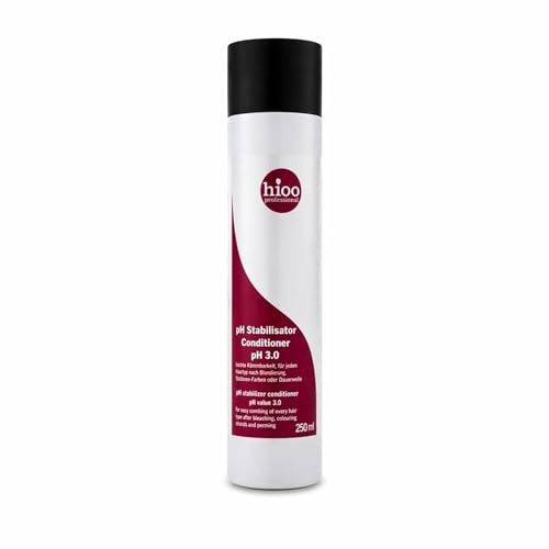 hioo pH Stabilizer Conditioner pH 3.0 250ml | pH Wert Ausgleich für Haare, Glättender Conditioner, Nach Coloration & Blondierung, Für Geschmeidigkeit & Glanz