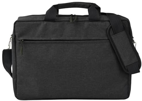 Fangehong Bolsa para Portátil, Funda de Transporte Para Portátil 15,6-16,1 Pulgadas, Maletín para Ordenador Portátil, con Correa Ajustable para Hombres, Computadora (Negro)