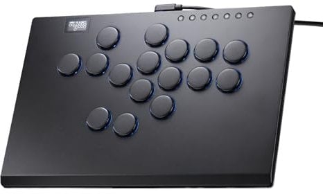 Leverless Controller Arcade Stick CosmoxGaming M16 Plus: Aluminum Leverless Controller,Leverless Arcade Stick for PC/PS3/PS4/Switch Game,Crystal Low-Profile Switch Arcade Stick Support Hot Swap & SOCD