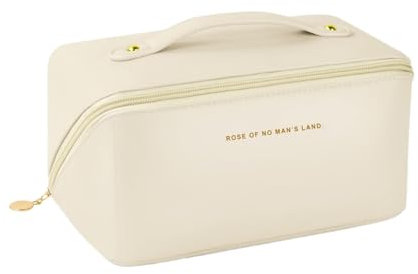 Tragbare Reise Make-up Taschen Weiß wasserdichte Kulturtaschen Kulturbeutel Großer Kapazität Reise Kosmetiktasche Waschtasche für Damen