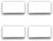 OQUYDEA 40-Pack Dry Erase Magnetic Labels - Waterproof, Eco-Friendly, Reusable Magnetic Name Tags for Classroom, Office, Cabinet, Whiteboard, Fridge & More (White, 2x4 inches)...