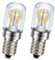 Ruiandsion 2 Stück E14 AC/DC 24V LED-Lampen T18S 2W 1200 Lumen Kleine Edison-Schraubfassung (SES) LED-Lampen Warmweiß für Wohnmobile, Camper, Marine, Boote, Solarleuchten