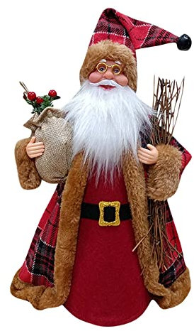 Christmas Decorations Clearance 2024 Santa Claus Ornaments Forest Elderly Tree Top Star Topper Christmas Decor For Home
