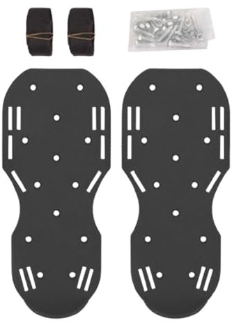 Vgvgaj Rasenbelüfter-Schuhe für Gras, 2 x Belüftungsschuhe, Rasenspießbelüfter, Rasenwerkzeuge, robuste Spike-Belüftungssandalen, Hofbelüfter für Hof, Terrasse, Rasen, Garten