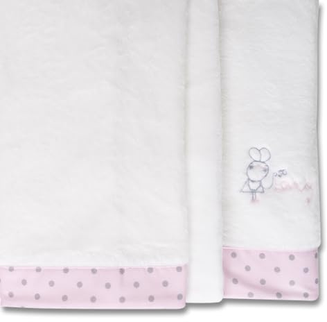 Babyline Bettwäsche-Set, 100% Coralina-Bettwäsche, für Kinderbetten/Betten, 70 x 140 cm, warm, superweich, hypoallergen, inklusive Spannbettlaken, Betttuch und Kissenbezug (Damenschrotte)
