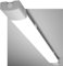 Modlicht LED Feuchtraumleuchte 120CM mit 36W 5000k Kaltlweiß 3960Lumen, Ultraslim Deckenleuchte Feuchtraum Flach Wasserfest IP65 Wannenleuchte Werkstattlampe für Keller Garage, Grau