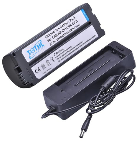 2500mAh NB-CP2L NB CP2L Akku + Ladegerät für Canon NB-CP1L SELPHY CP100 CP200 CP300 CP400 CP510 CP600 Fotodrucker