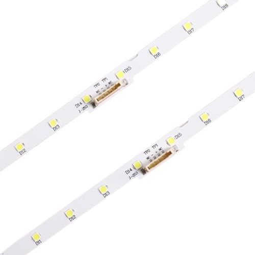 RCBCPLGLNK 2 Bandes LED 28 Pouces compatibles for Samsung TV 43 UE43NU7100U AOT_43_NU7100F_2X28_3030C BN44-00947A UE43NU7120U Bande Lumineuse pour téléviseur