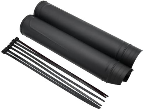Forcella Anteriore In Gomm Protezione forcella anteriore universale per motocross adatta per Husqvarna adatta per KTM CRF250X CRF450X CRF250R CRF450R CRF CR Copri Forcella Forcelle Moto(Black)