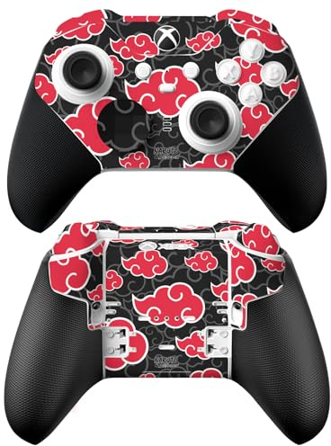 Head Case Designs Offizielle Naruto Shippuden Akatsuki Ikonisch Vinyl Haut Gaming Aufkleber kompatibel mit Xbox Series X & S Elite Wireless Controller Series 2