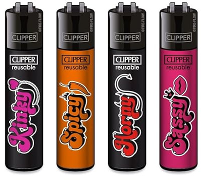 Clipper Feuerzeuge Adult Slogan 3 (FFX - Limited Edition, 4er Set), Sonderserie 2026
