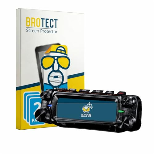 BROTECT Entspiegelungs-Schutzfolie für Yaesu FTM-310 (2 Stück) Matte Displayschutz-Folie, Anti-Reflex, Anti-Fingerprint