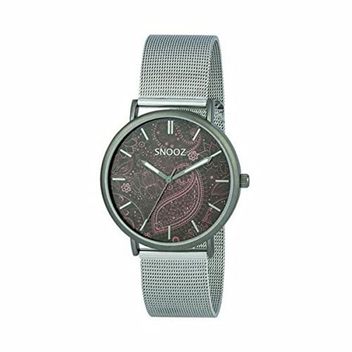 Snooz Men's Quartz Analog Watch with Stainless Steel Strap Saa1042-86, Multicoloured, 40MM, Strap