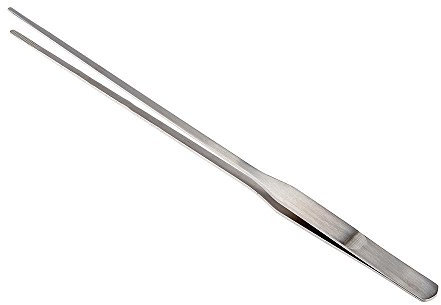 Feita Pince à épiler extra longue en acier inoxydable 380 mm, pour nourrir les reptiles