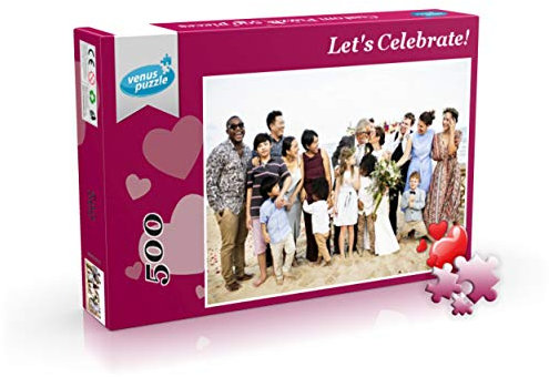 Personalised Photo Jigsaw Age 3+ 500, 1000, 2000 Pieces, Personalised jigsaw puzzle with your own picture, Custom Photo Puzzle (500 Pieces)