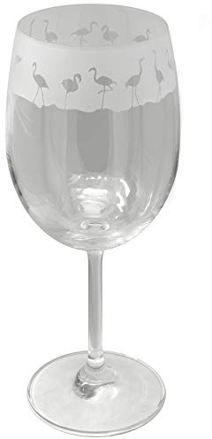 Animo Glass Flamingo 35cl Wine Glass